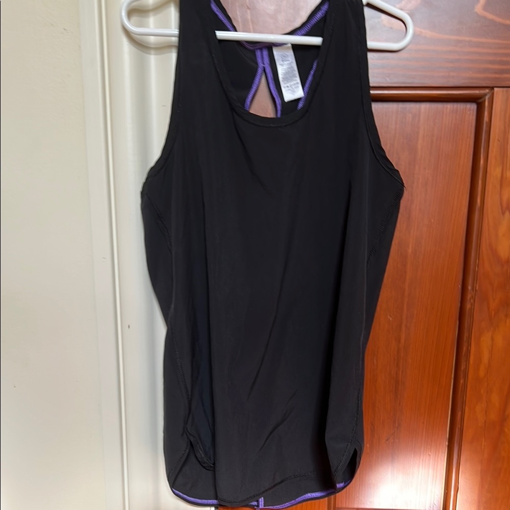 Black and Purple Women's Top